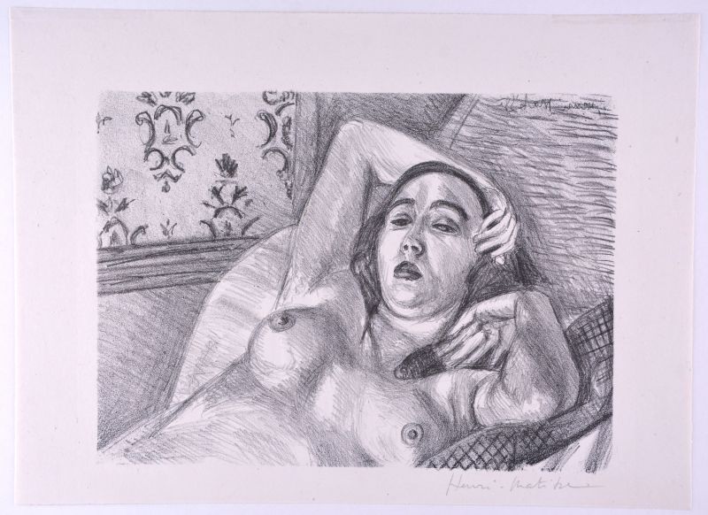 The Model's Rest (Lithograph) - Henri  MATISSE