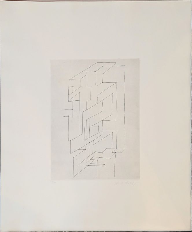 Gordes Gestalt (Engraving) - Victor  VASARELY