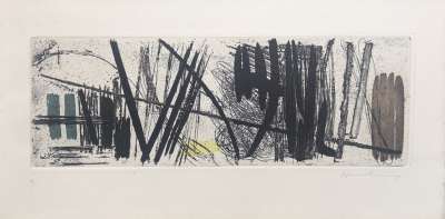 G 4 (Eau-forte et aquatinte) - Hans HARTUNG