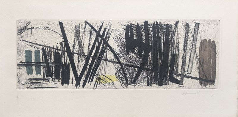 G 4 (Eau-forte et aquatinte) - Hans HARTUNG