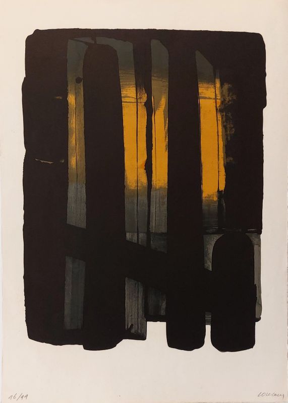 Lithographie n°38 (Lithographie) - Pierre  SOULAGES