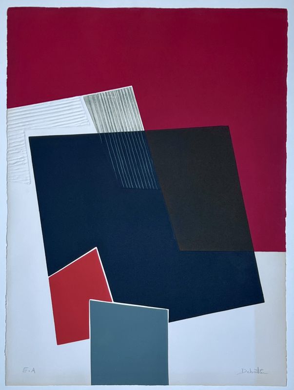 5eme &eacute;tage sans ascenseur (Gravure) - Jacqueline DEBUTLER