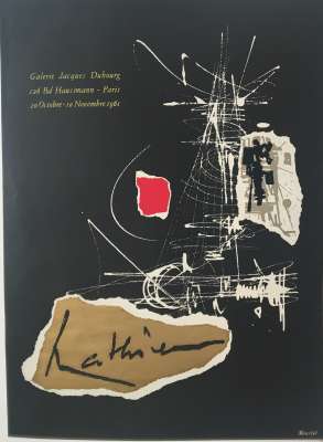 Galerie Jacques Dubourg (Affiche) - Georges MATHIEU