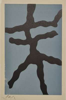 Wortträume - planche 2 (Holzschnitt) - Hans ARP