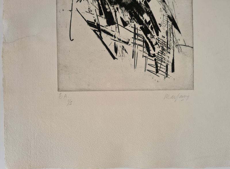 Untitled (Etching) - André MARFAING