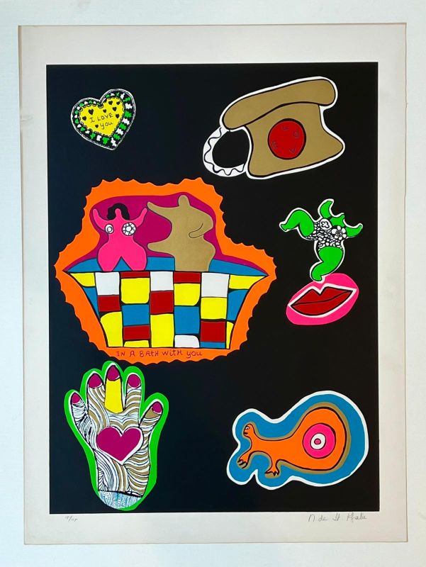 Nana Power : In A Bath With You (Silkscreen) - Niki DE SAINT PHALLE