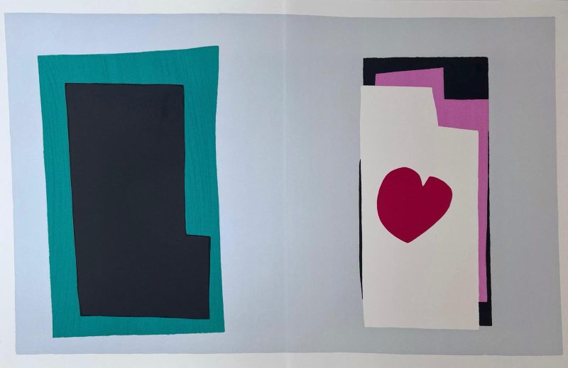 Le coeur (Lithographie) - Henri  MATISSE