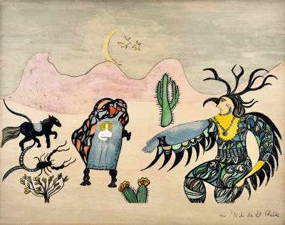 I dreamt I was in Arizona (Lithograph) - Niki DE SAINT PHALLE
