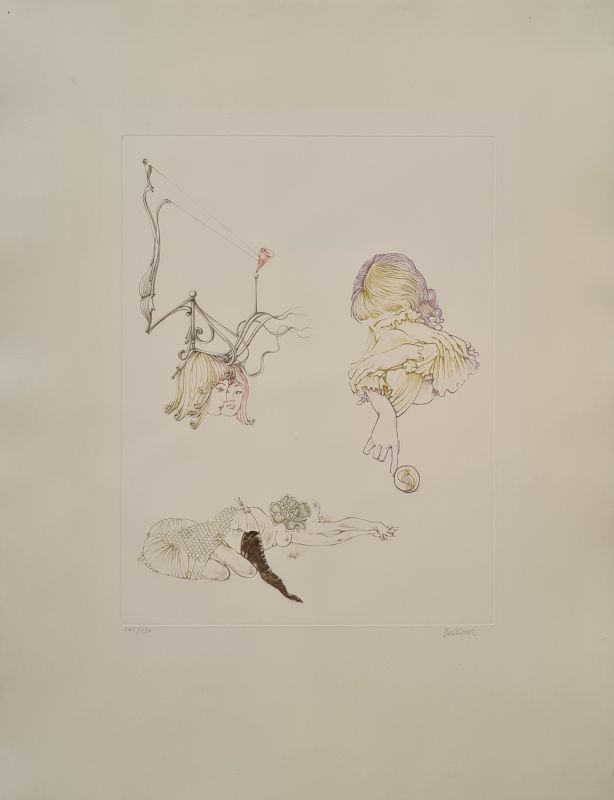 Spiegel der Träume (Radierung und Aquatinta) - Hans BELLMER