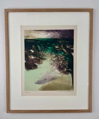 Canto Pisan (planche 6) (Eau-forte et aquatinte) - Wou-ki  ZAO