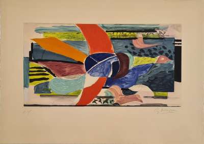 Oiseau multicolore (Eau-forte et aquatinte) - Georges BRAQUE