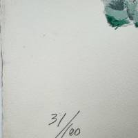 La paix universelle (Lithograph) — Teh-Chun CHU — Edition numbering detail