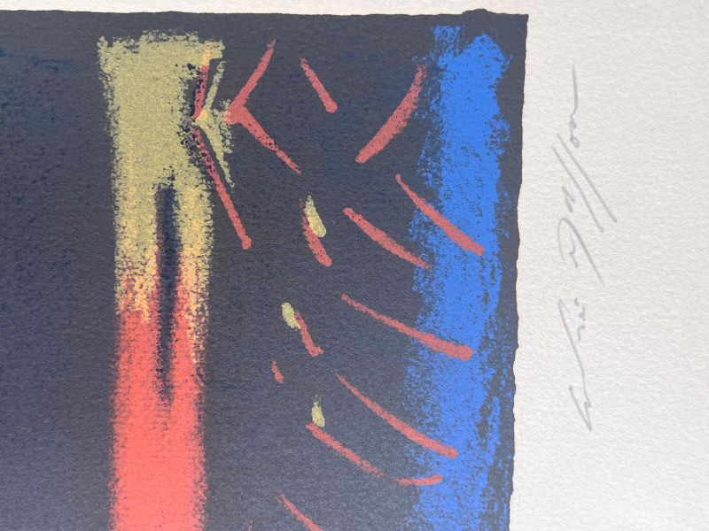 The Moon and the Sun (Lithograph) - André  MASSON