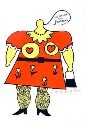 Les Nanas aux pouvoir (Siebdruck) - Niki DE SAINT PHALLE
