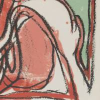 Schismes (Litografía) — Pierre ALECHINSKY — Detalle de la firma