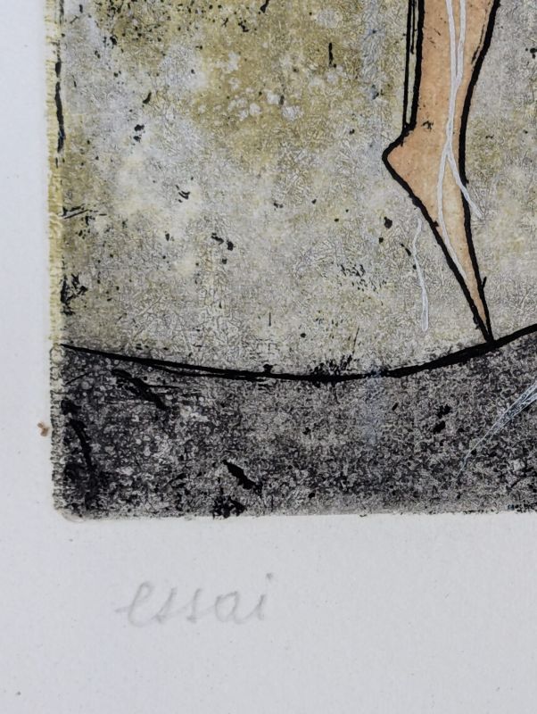 Untitled (Etching and aquatint) - Roberto  MATTA