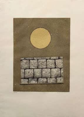 Le plus beau mur de mon royaume (Eau-forte et aquatinte) - Max ERNST