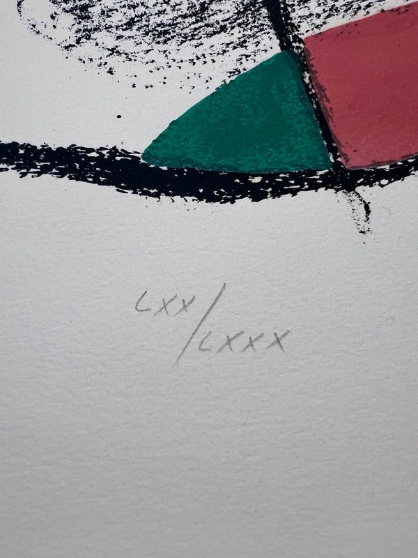 Miro Lithographe II (Litografía) - Joan  MIRO