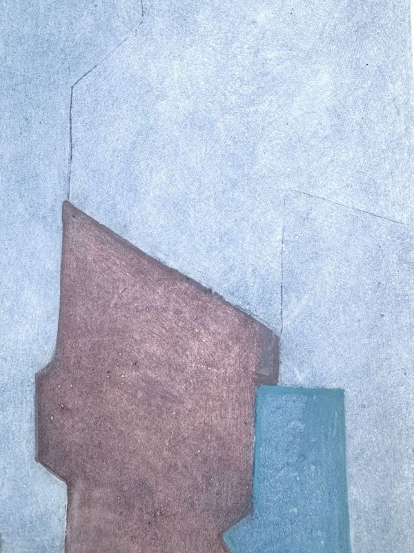 Composici&oacute;n azul (Técnica mixta (moderna)) - Serge  POLIAKOFF