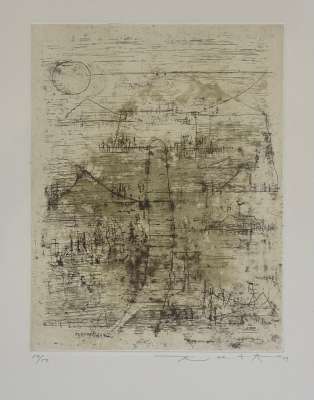 The Stairs (Etching) - Wou-ki  ZAO