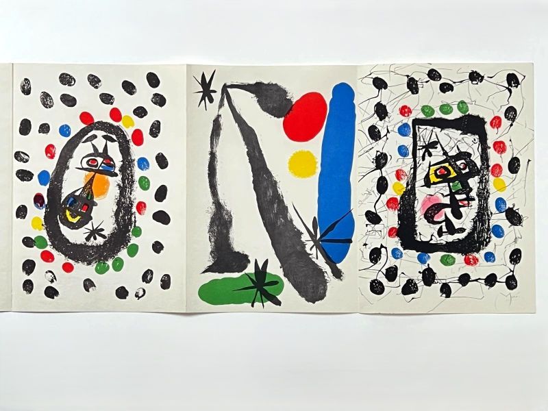 Dibujos y Litografias From Papeles de Son Armadans in the Collection of Juan de Juanes (Farblithographie) - Joan  MIRO