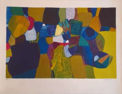 Denise Bourdouxhe (1925 - 1990) // Untitled (Lithograph) -  Artistes Divers