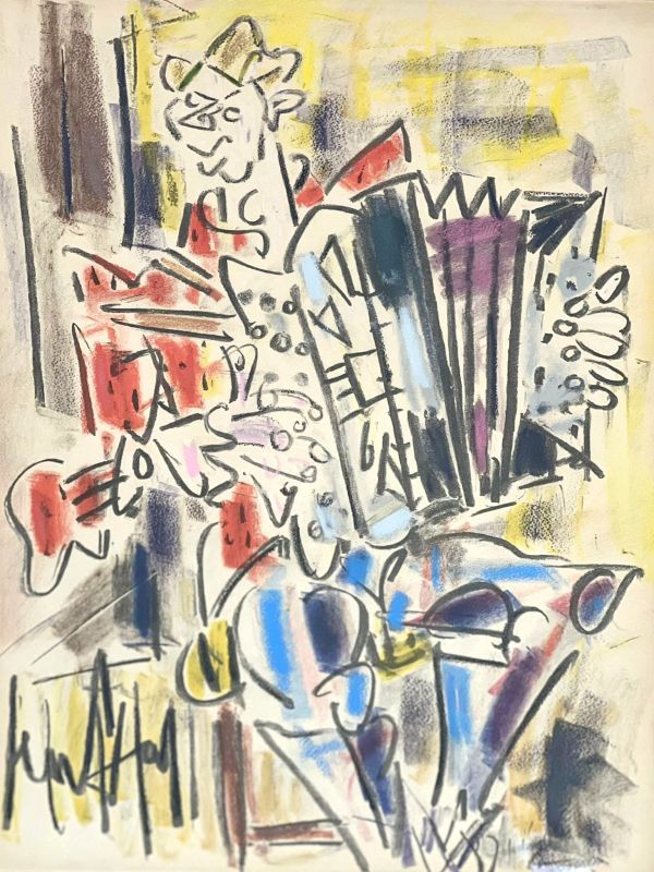 El acordeonista (Pastel (moderno)) -  GEN PAUL