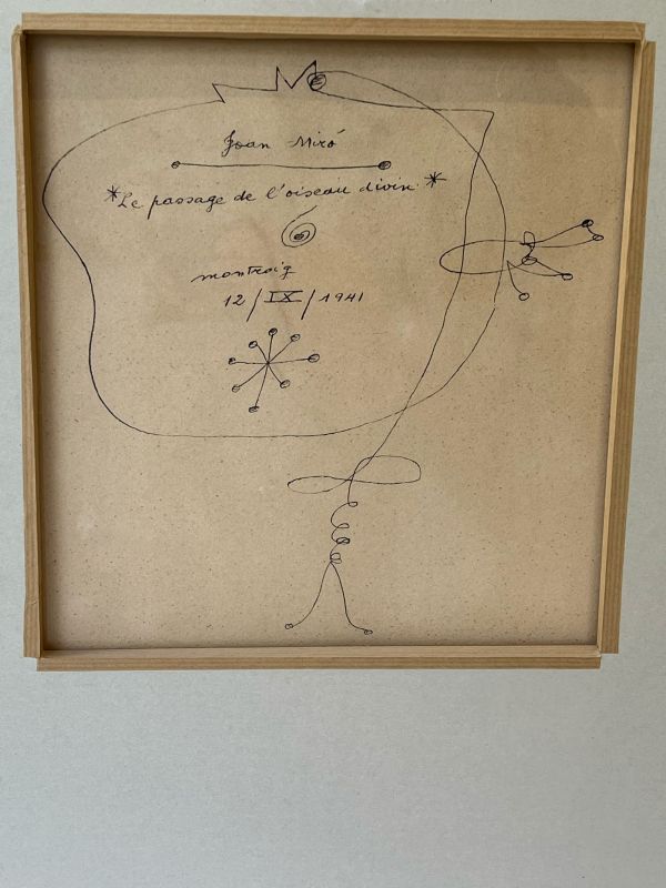 The passage of the divine bird (Constellations) (Stencil) - Joan  MIRO
