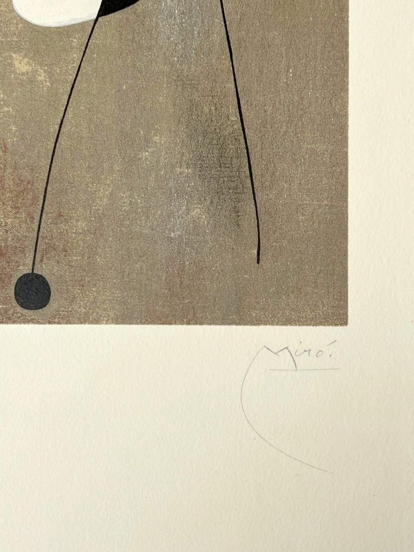 Mujeres, Pájaros, Estrella (Litografía) - Joan  MIRO