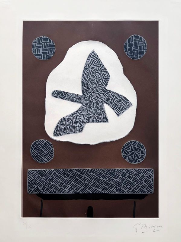 L'oiseau de passage (Eau-forte et aquatinte) - Georges BRAQUE
