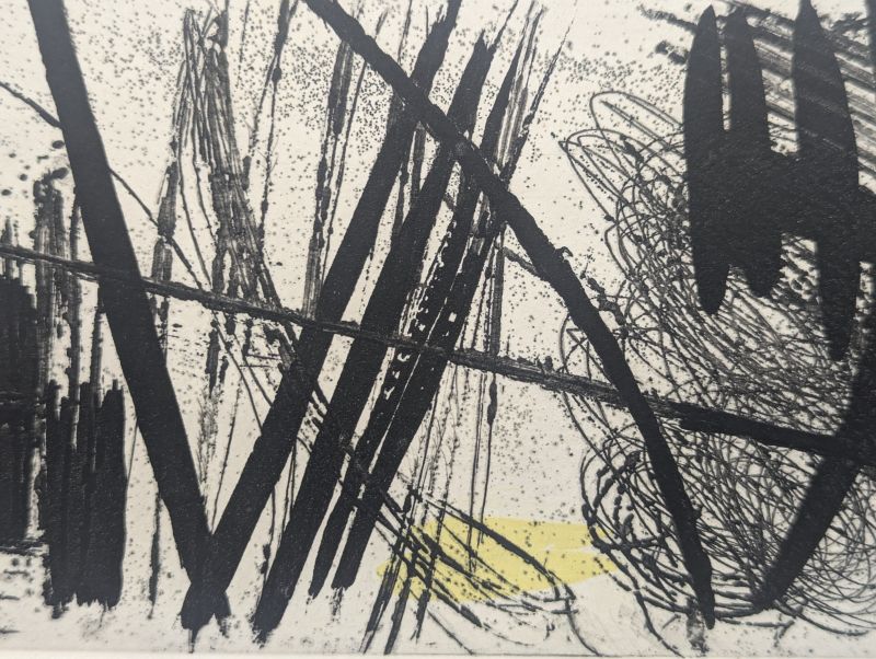 G 4 (Eau-forte et aquatinte) - Hans HARTUNG