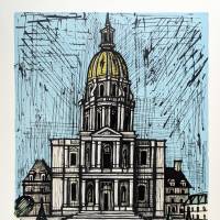 Les Invalides (Litografía) — Bernard BUFFET — Vista frontal