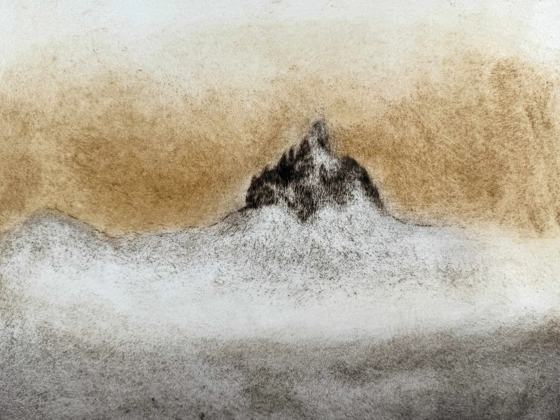 Becco di Mezzodi (Etching and aquatint) — Zoran MUSIC — Detail view
