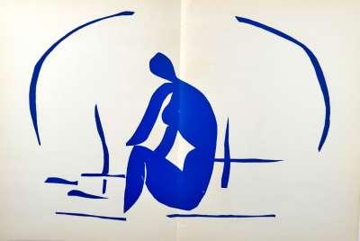 Baigneuse dans les roseaux (Lithographie) - Henri  MATISSE