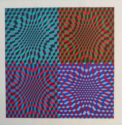 For-Pauk (Sérigraphie) - Victor  VASARELY