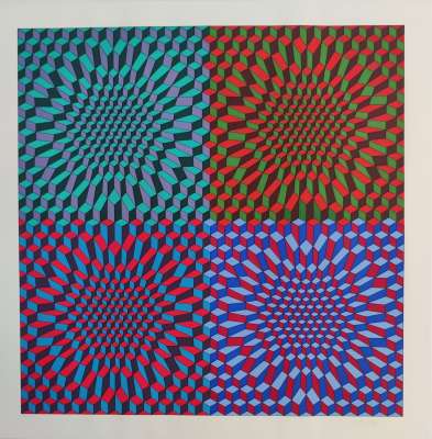 For-Pauk (Sérigraphie) - Victor  VASARELY
