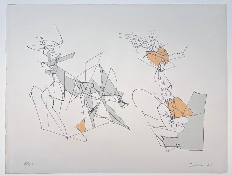 Walter Bodmer (1903-1973) // Sans titre (Lithographie) — Artistes Divers