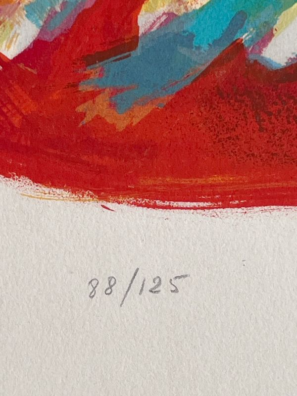 Alléluia [rouge] (Farblithographie) - Alfred  MANESSIER
