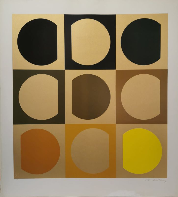 Arany (Sérigraphie) - Victor  VASARELY