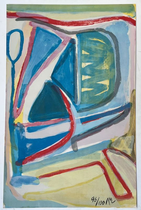 Impulsion (Lithographie) - Bram   VAN VELDE