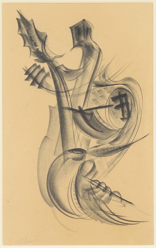 Ohne Titel (Zeichenkohle (Modern)) - Jean-Gabriel CHAUVIN