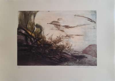 Sans titre (Etching and aquatint) - Wou-ki  ZAO
