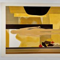 André Minaux (1923-1986) // Nu dans l'atelier (Litografía) — Artistes Divers — Vista con márgenes