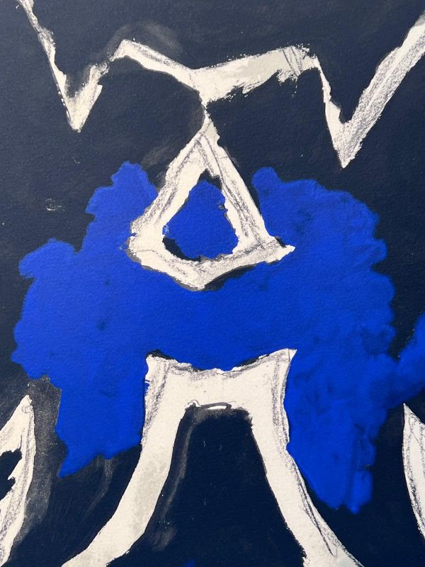 Deux Oiseaux (Pour Saint-Gall) (Lithograph) - Georges BRAQUE