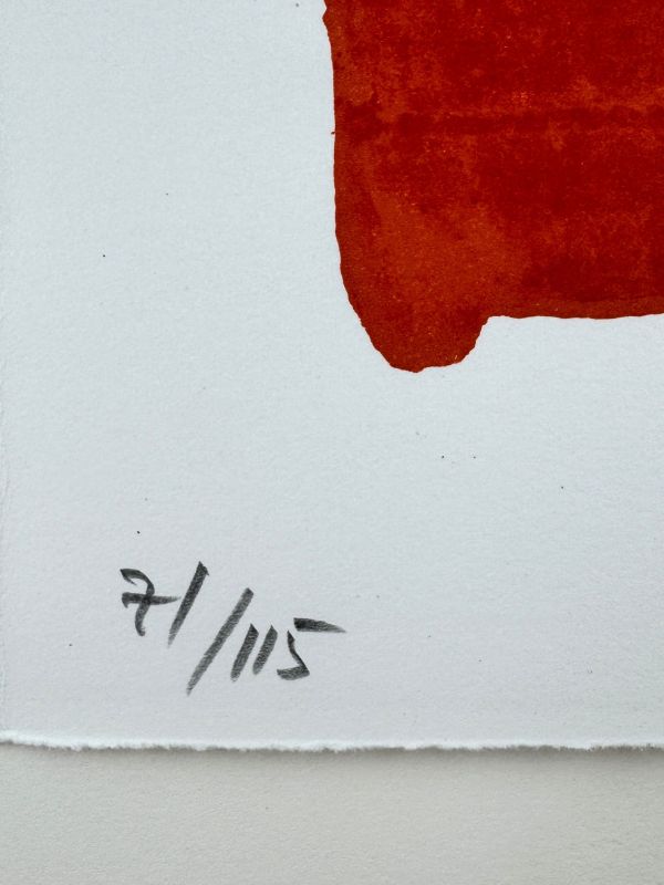 Lithograph No. 40 (Lithograph) — Pierre SOULAGES — Edition numbering detail