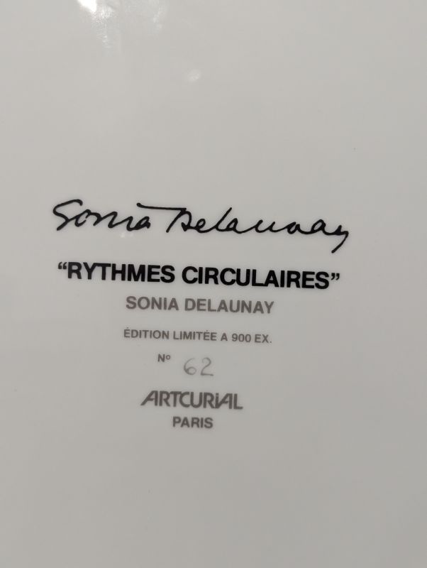 Kreisf&ouml;rmige Ryhtme (Porzellan) - Sonia DELAUNAY