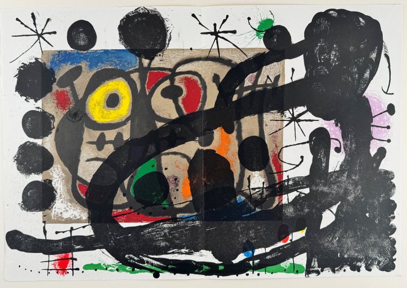 Derri&egrave;re le Miroir (Lithograph) - Joan  MIRO