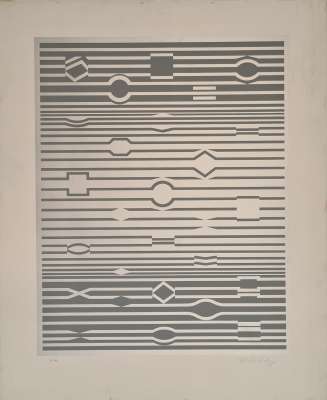 Mar-Kab (Sérigraphie) - Victor  VASARELY