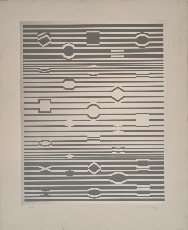 Mar-Kab (Siebdruck) - Victor  VASARELY