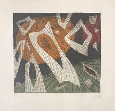 Composition 10 (Gravure) - Henri GOETZ